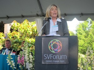 Susan Lucas Conwell, CEO SVForum at the Visionary Awards 2011, photo by Fresh Dialogues