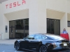 Tesla Model S sedans line up for Girl Geek Test Ride, Tesla Headquarters, Palo Alto. Fresh Dialogues