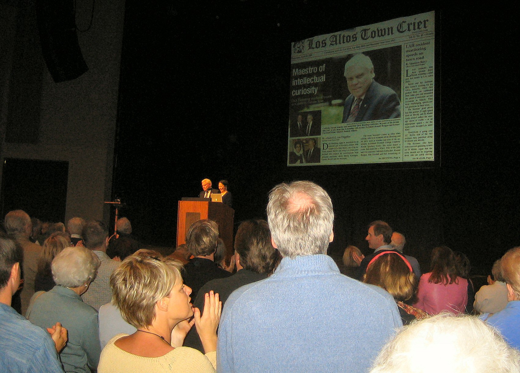 Dick Henning gets the ovation he deserves