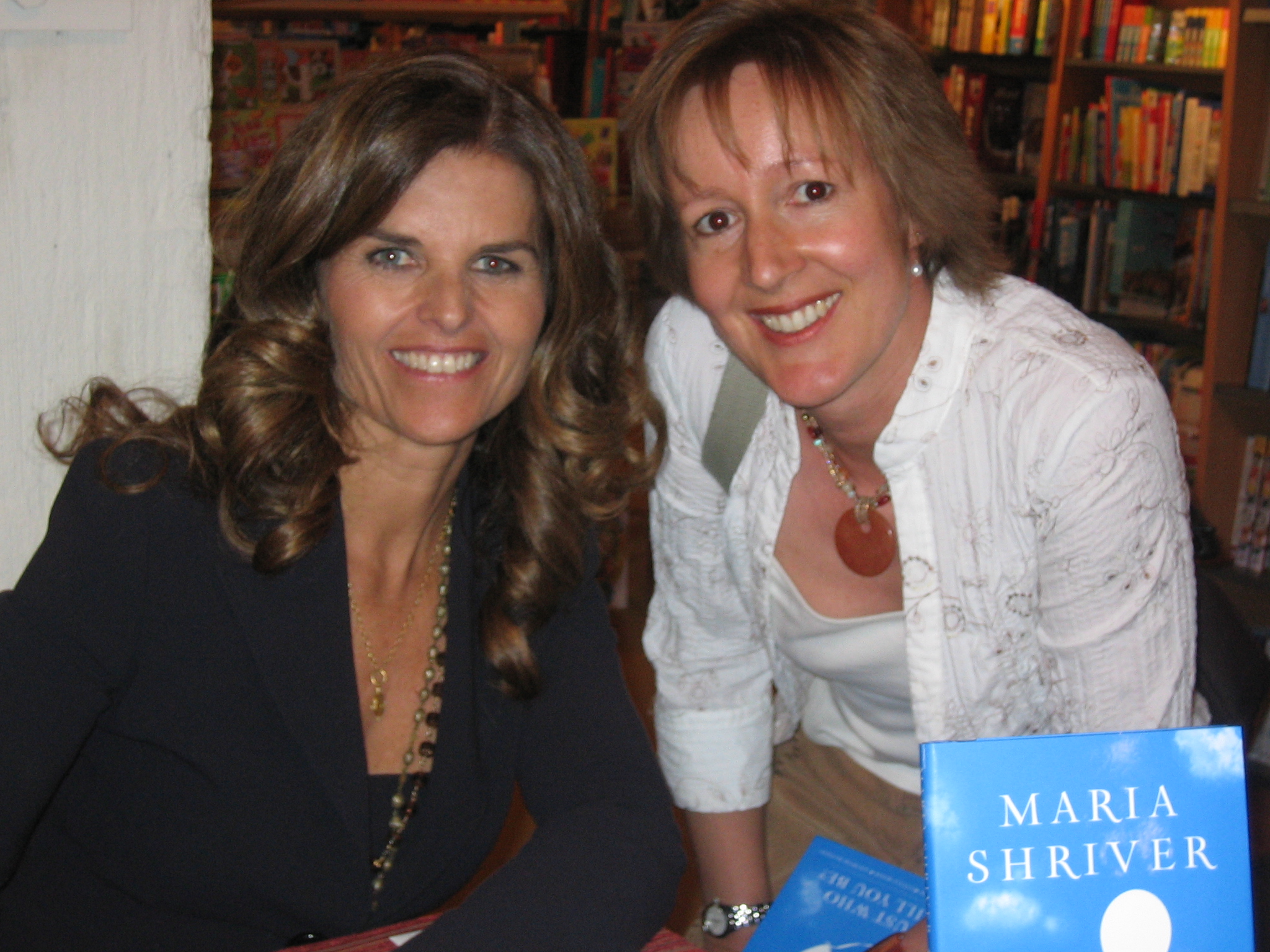 Maria Shriver with siliconmom in Palo Alto CA