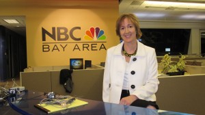 Alison van Diggelen at NBC studio Bay Area 