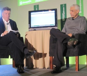 Vinod Khosla and Tony Perkins, at GoingGreen 09 -Fresh Dialogues