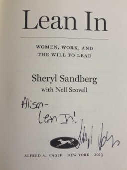 Sheryl Sandberg urges all women to Lean In. Photo: Fresh Dialogues