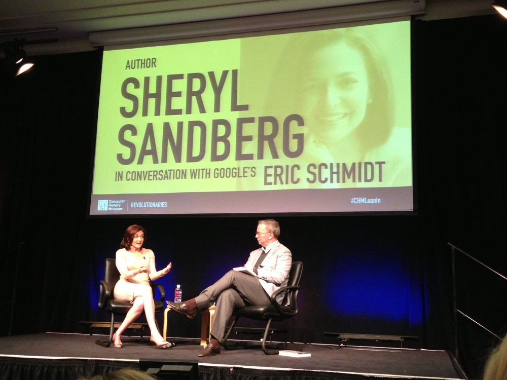 Sheryl Sandberg Leans In with Eric Schmidt In Silicon Valley