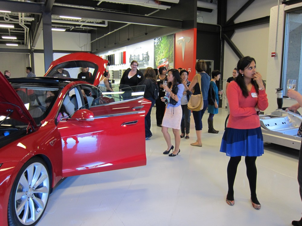 Girl Geeks Descend On Tesla in Silicon Valley