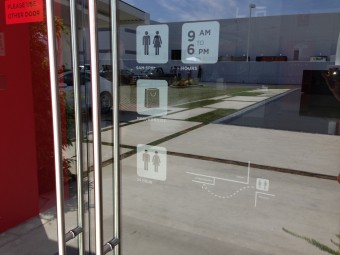 Tesla's LA SuperCharger, at SpaceX, photo by Alison van Diggelen