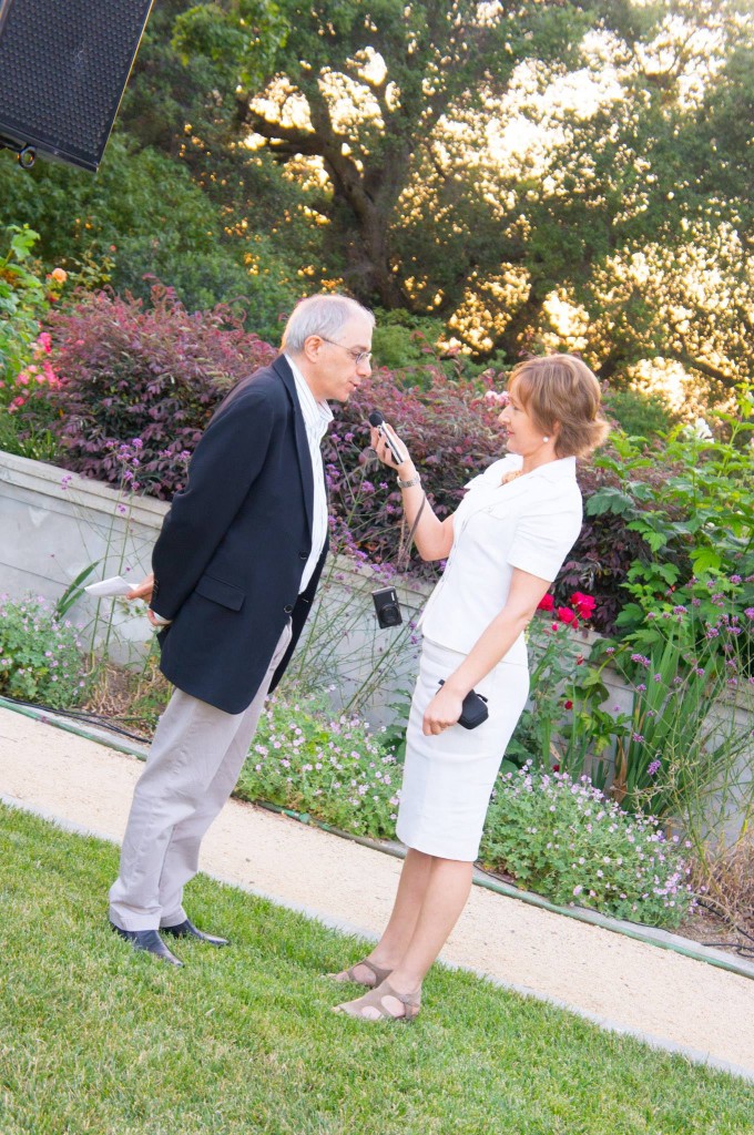 Steven Levy interviewed by Alison van Diggelen, SVForum Visionaries 2014, photo credit: Tom Foremski