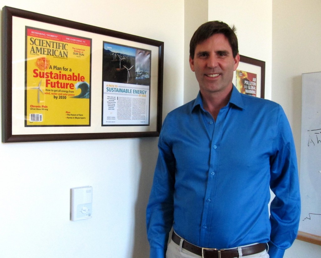 Stanford Prof Mark Jacobson, photo by Alison van Diggelen