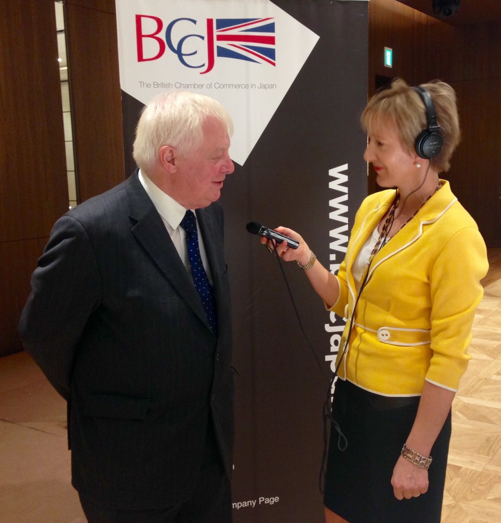 Chris Patten Tokyo BCC interview Oct 2015, Alison van Diggelen