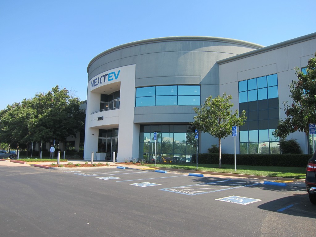 NextEV US HQ, photo by Alison van Diggelen for BBC report