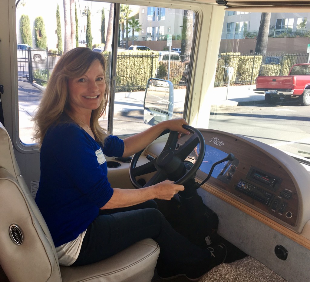 Karen Addato driving the Hi Tech Rover