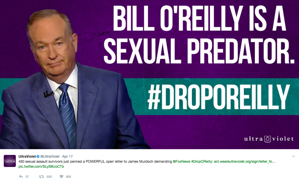 Bill O'Reilly fired for sexual harassment