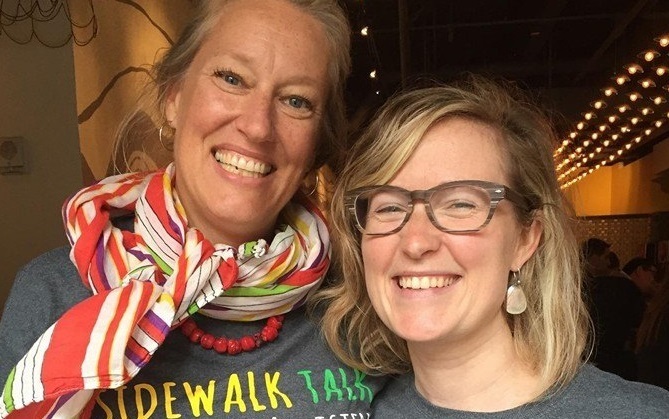 Traci Ruble, founder Sidewalk Talk